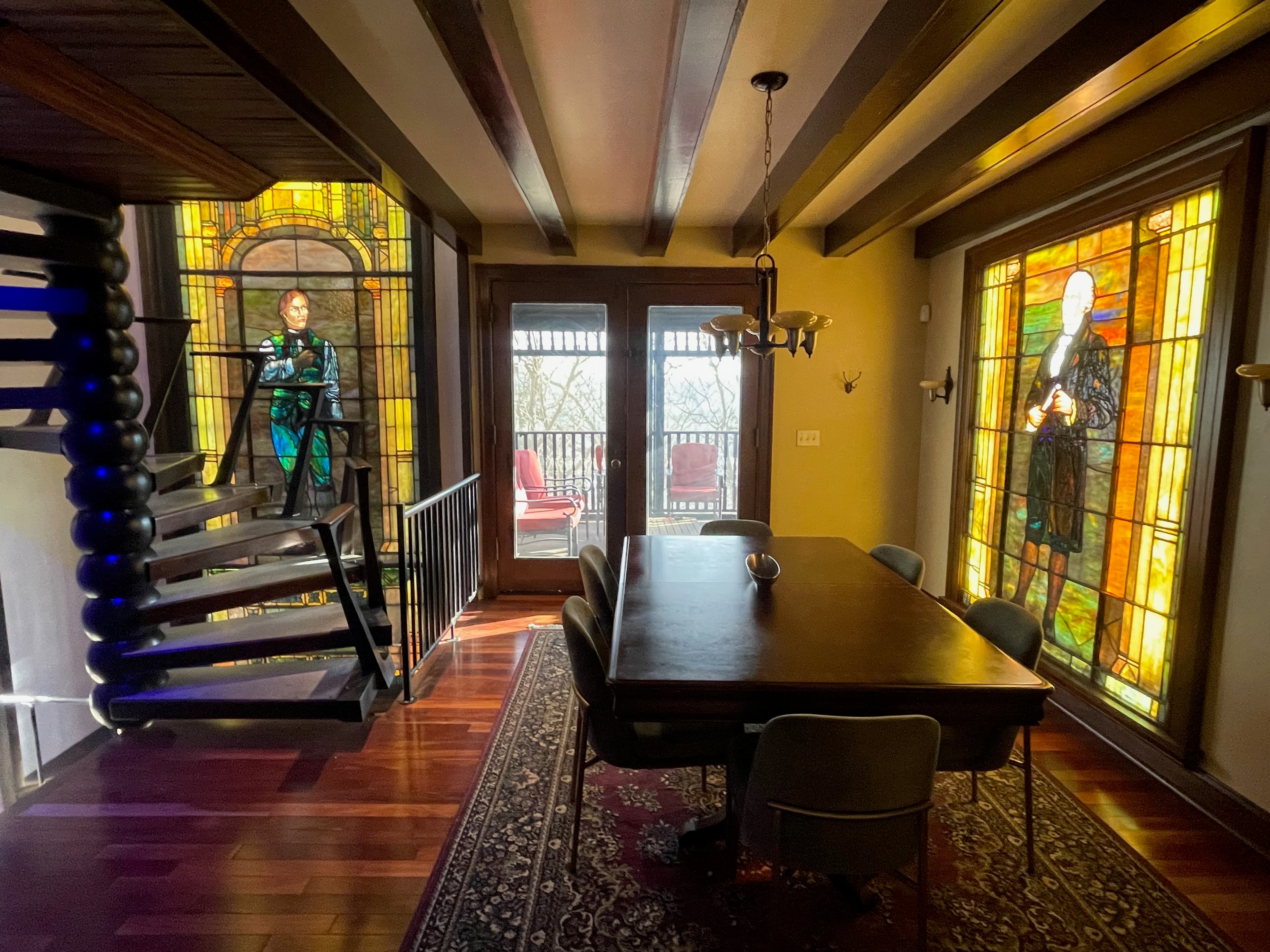 Stained-Glass and Spiral Staircases